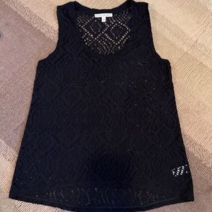 EUC Express One Eleven Black Hi-lowTunic Tank Top size SP